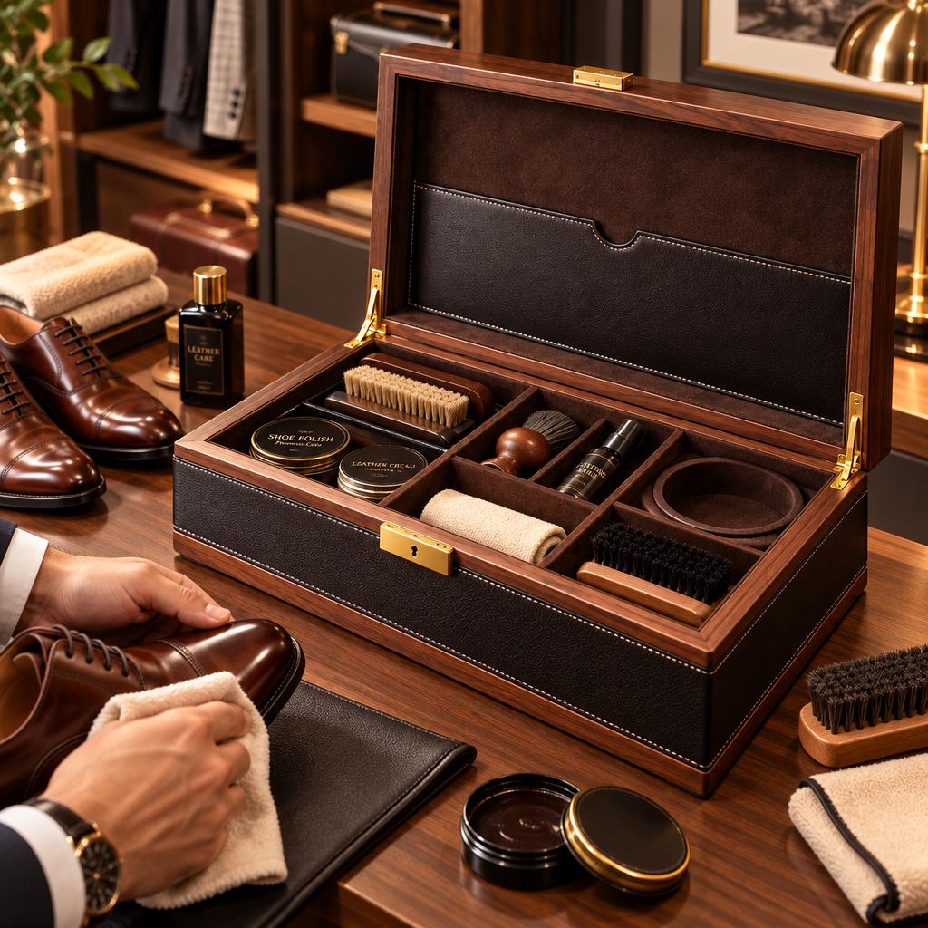 Premium Shoe Care Box